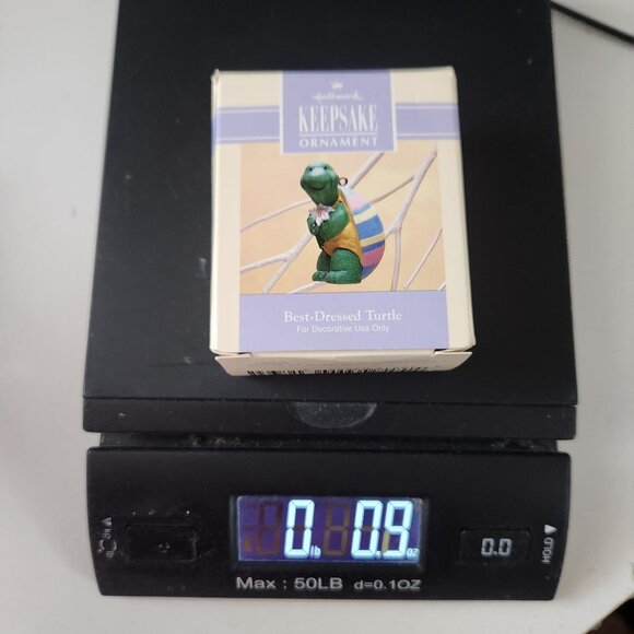 1994 Hallmark Vintage Keepsake Ornament "Best Dressed Turtle" Collectible - Picture 8 of 8